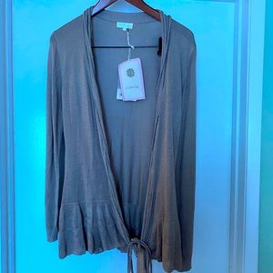 Lanvie new cardigan with braided rope details